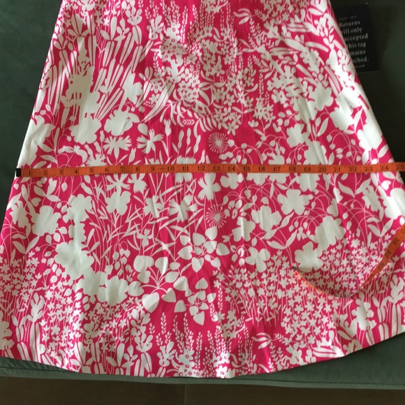 NWT Tuckernuck pink wildflower Blythe ruffle neck dress S - Picture 9 of 12